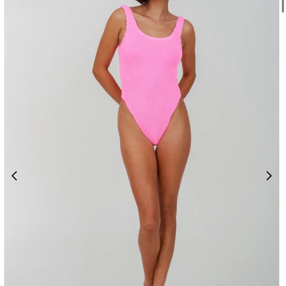 Pitusa Other - Pitusa Crinkle one piece bathing suit light pink
